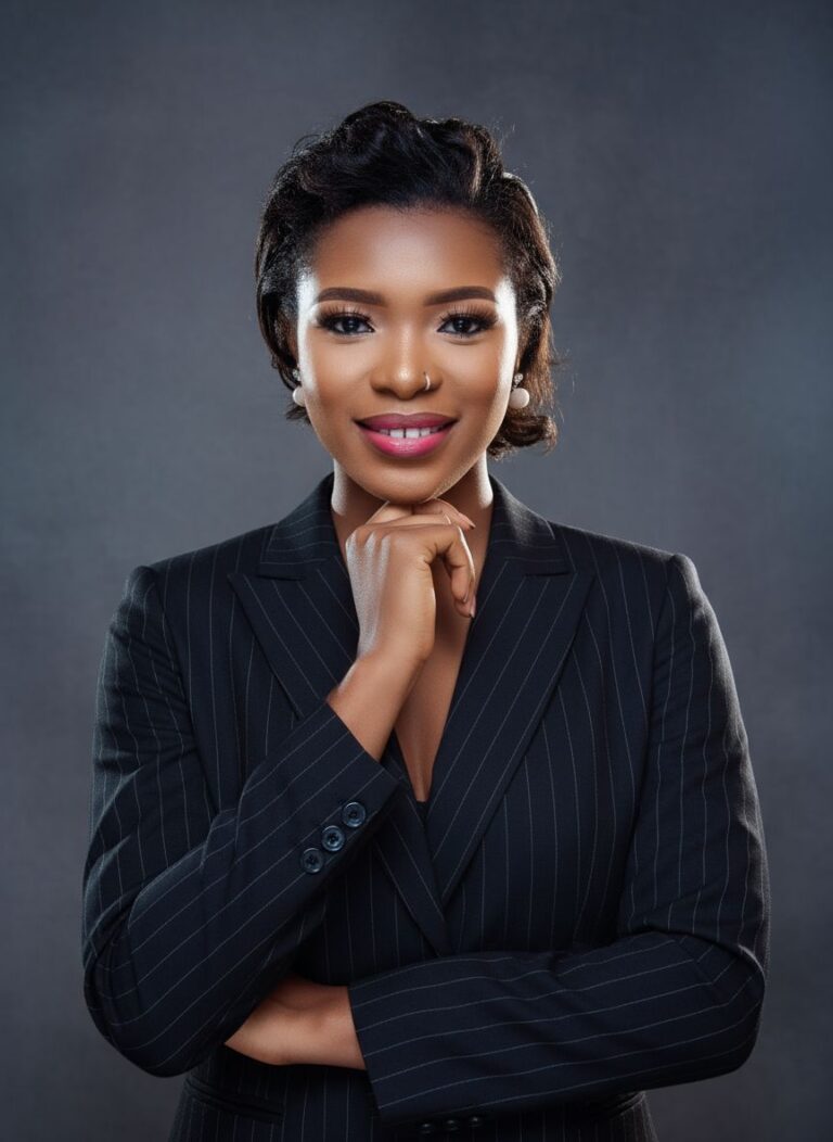 corporate half portratit